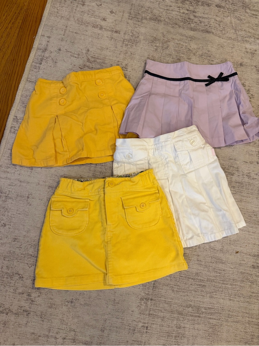Girls mini skirts Gymboree and GAP